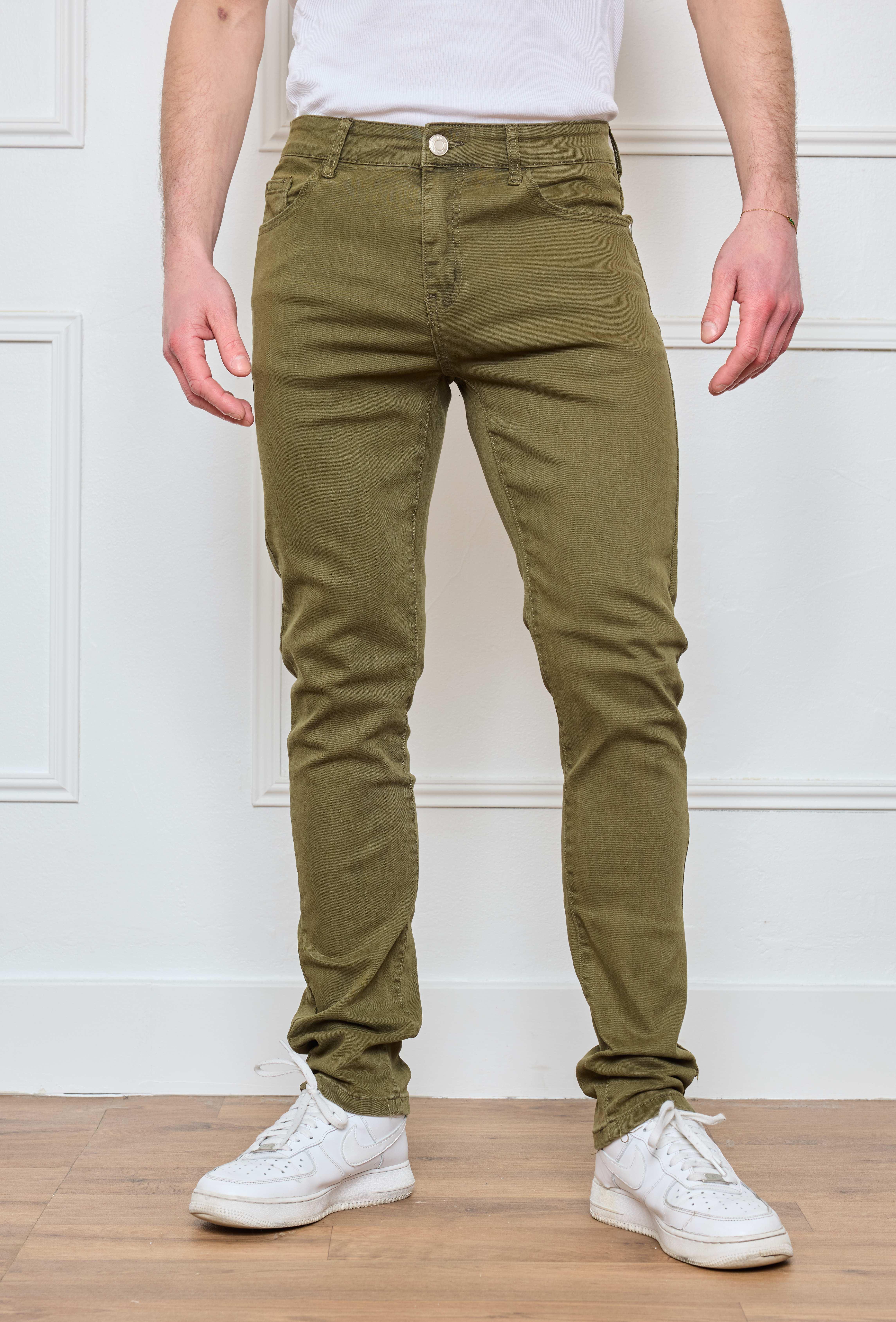 Jeans Men Khaki OMNIMEN K278-6 #c Efashion Paris