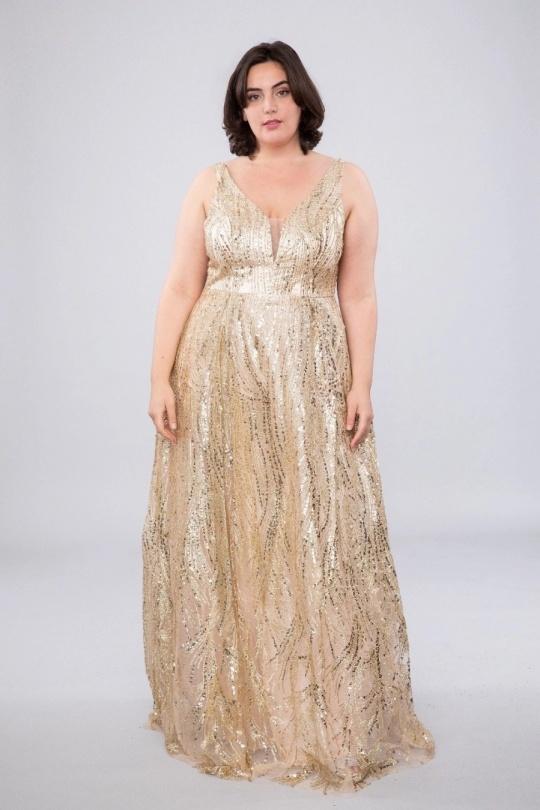 Abiti e Tute Donna Gold Eva & Lola HM2235QS Efashion Paris