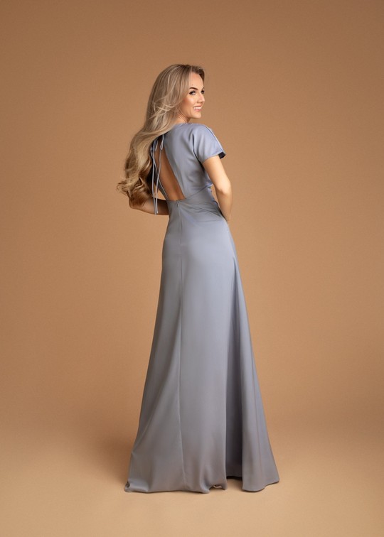 Robes longues Femme Marron Eva & Lola HM2504 Efashion Paris