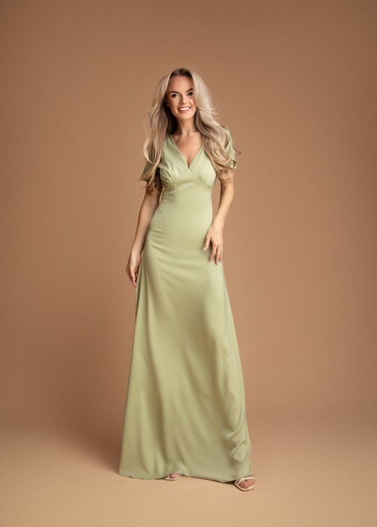 Robes longues Femme Marron Eva & Lola HM2504 Efashion Paris