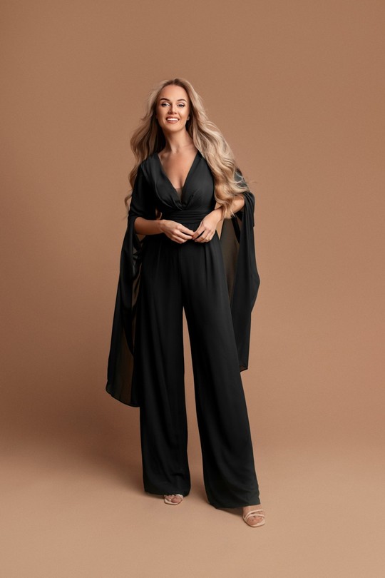 Combinaisons Femme Noir Eva & Lola R1601 Efashion Paris