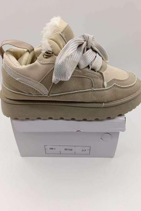 Baskets Chaussures Beige COCO PERLA 5469 Efashion Paris