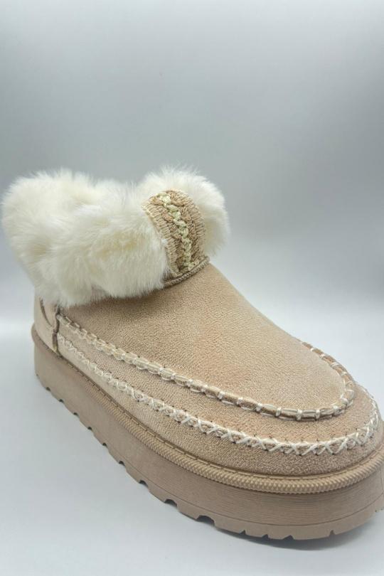 Bottines Chaussures Kaki COCO PERLA 5494 Efashion Paris