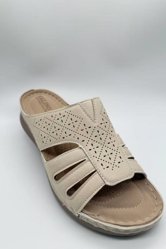 Compensées Chaussures Beige COCO PERLA 3557 Efashion Paris