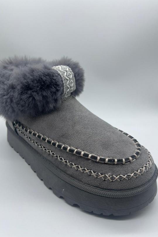 Bottines Chaussures Kaki COCO PERLA 5494 Efashion Paris