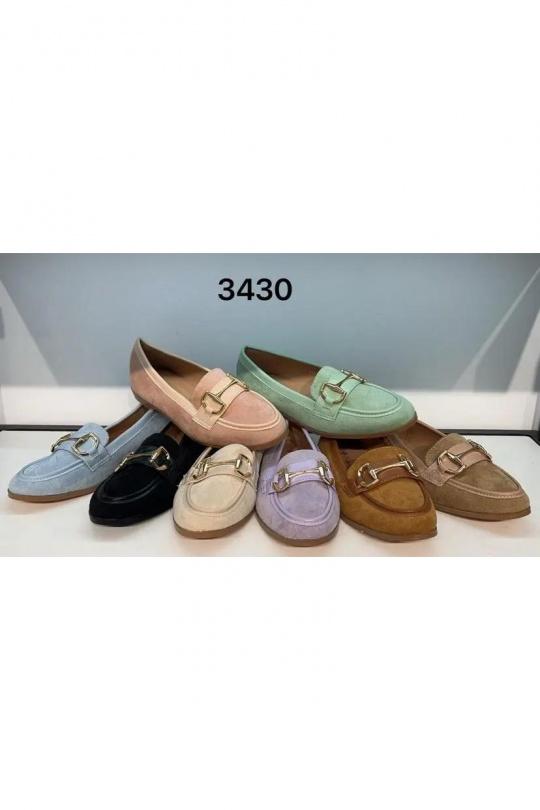 Mocassins Chaussures Noir COCO PERLA 3430 Efashion Paris