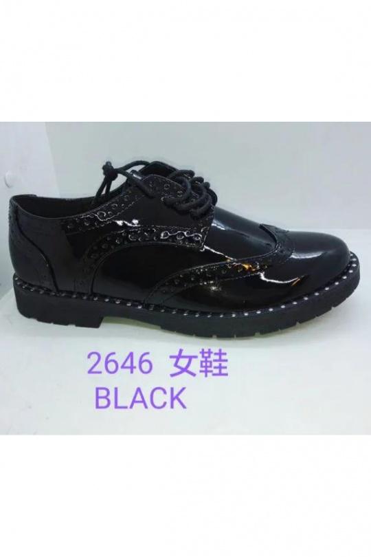 Derbies Chaussures Noir COCO PERLA 2646 Efashion Paris