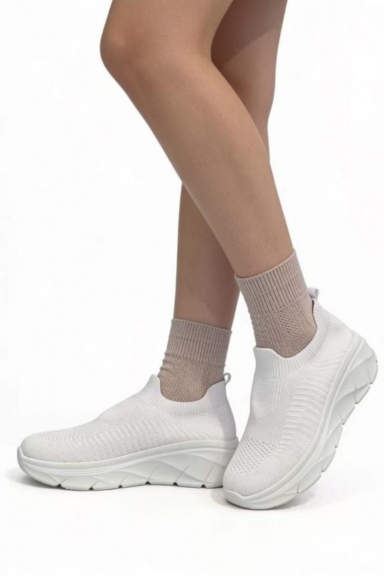 Baskets Chaussures Blanc COCO PERLA 5511 Efashion Paris