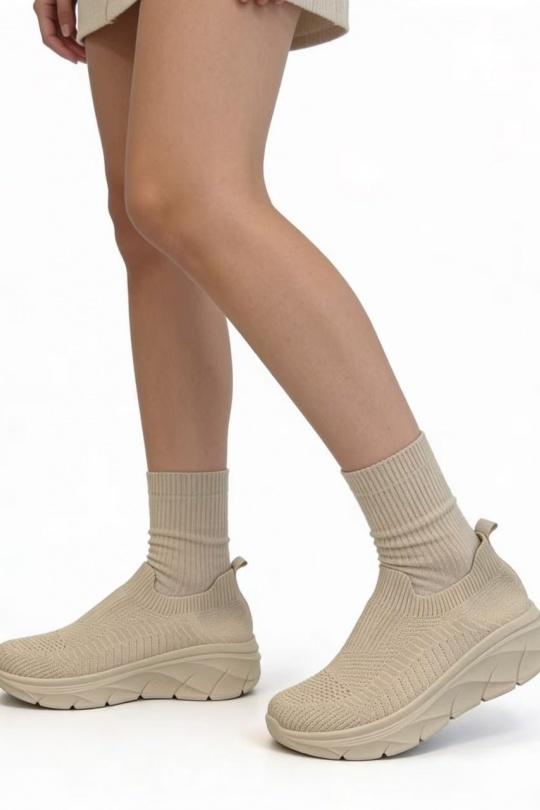 Baskets Chaussures Blanc COCO PERLA 5511 Efashion Paris