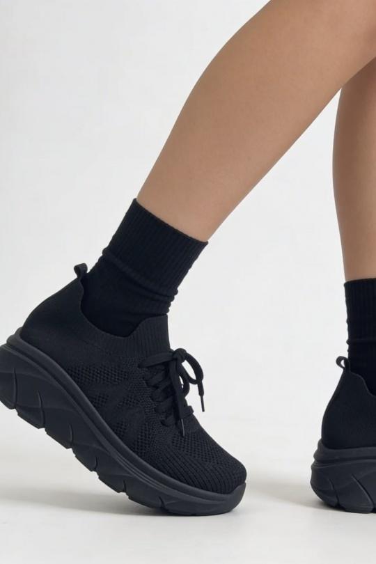 Baskets Chaussures Noir COCO PERLA 5510 Efashion Paris