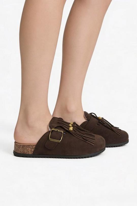 Baskets Chaussures Marron COCO PERLA 3766 Efashion Paris