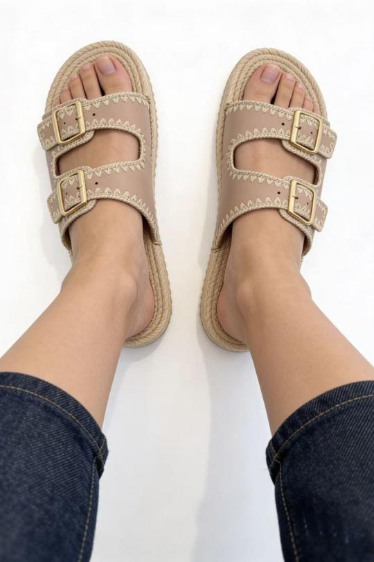 Sandales Chaussures Rose COCO PERLA 3588 Efashion Paris