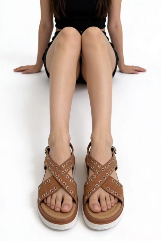 Sandales Chaussures Noir COCO PERLA 3597 Efashion Paris