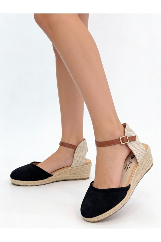 Compensées Chaussures Kaki COCO PERLA 3493 Efashion Paris