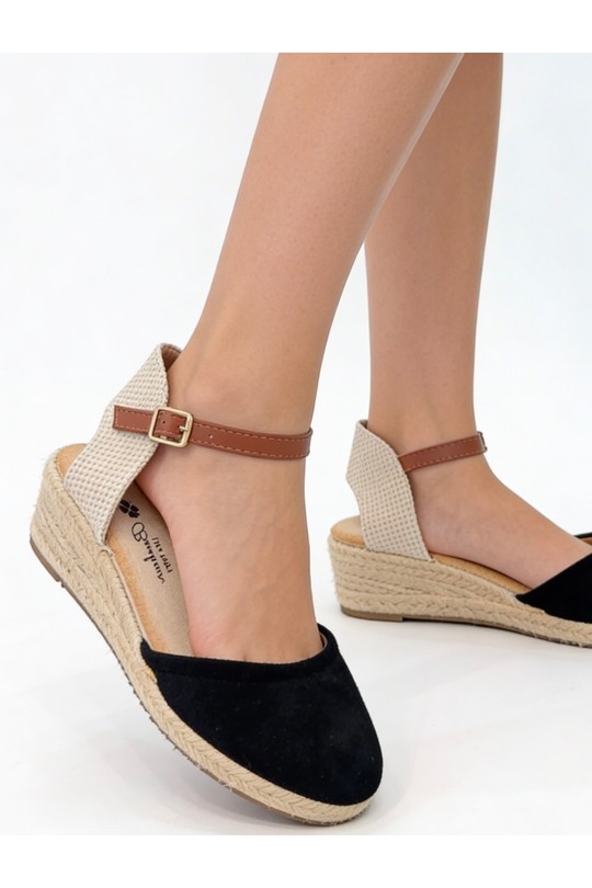 Compensées Chaussures Kaki COCO PERLA 3493 Efashion Paris