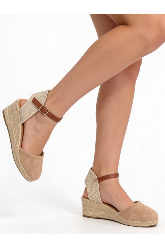 Compensées Chaussures Kaki COCO PERLA 3493 Efashion Paris