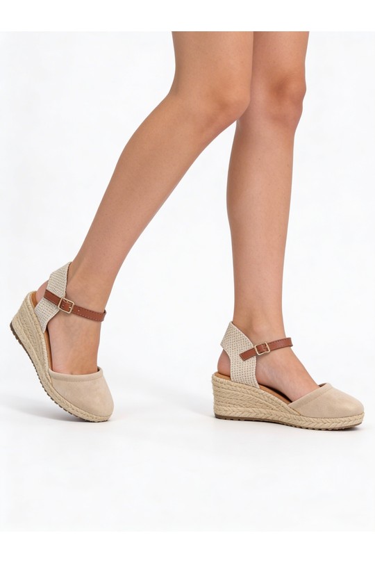 Compensées Chaussures Kaki COCO PERLA 3493 Efashion Paris