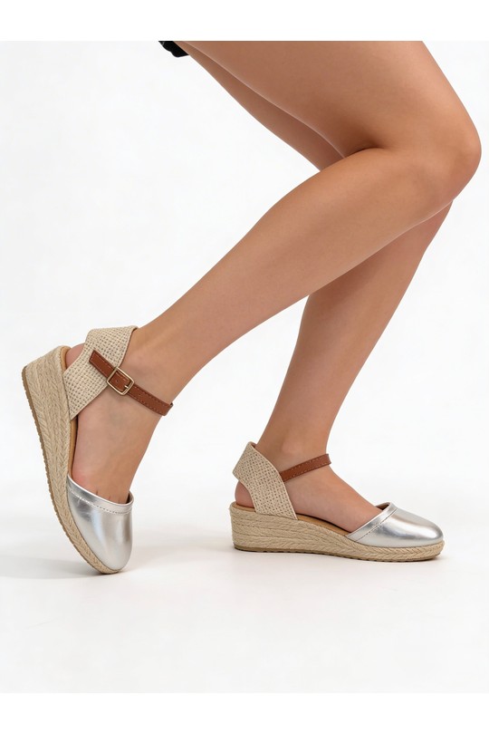 Compensées Chaussures Kaki COCO PERLA 3493 Efashion Paris