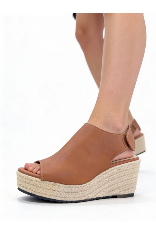 Compensées Chaussures Blanc COCO PERLA 3556 Efashion Paris