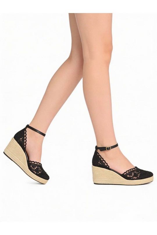 Compensées Chaussures Argent COCO PERLA 3553 Efashion Paris