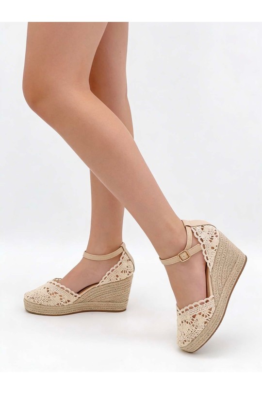 Compensées Chaussures Argent COCO PERLA 3553 Efashion Paris
