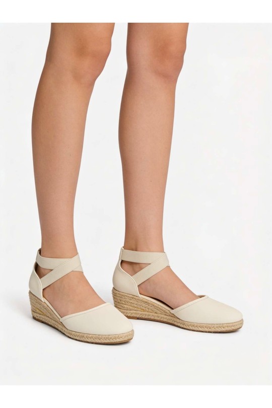 Compensées Chaussures Beige COCO PERLA 3554 Efashion Paris