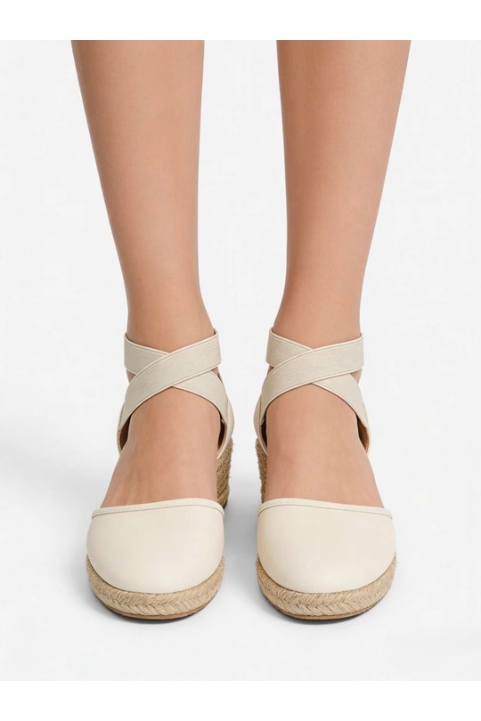 Compensées Chaussures Beige COCO PERLA 3554 Efashion Paris