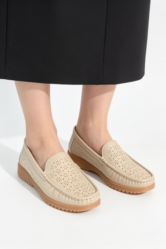 Mocassins Chaussures Noir COCO PERLA 3712 Efashion Paris