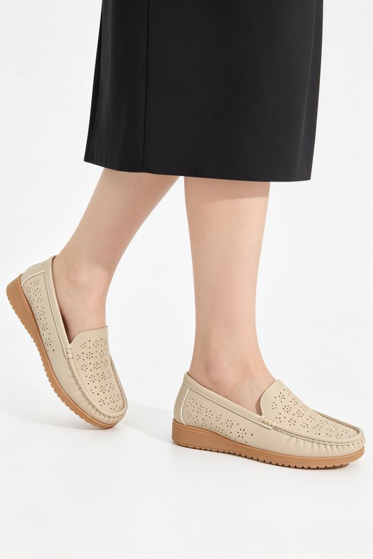 Mocassins Chaussures Noir COCO PERLA 3712 Efashion Paris