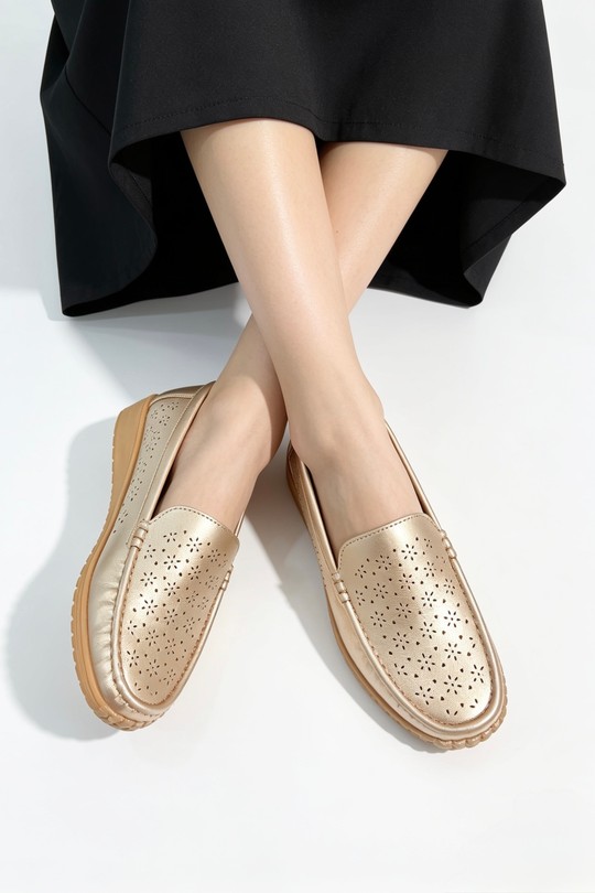 Mocassins Chaussures Noir COCO PERLA 3712 Efashion Paris