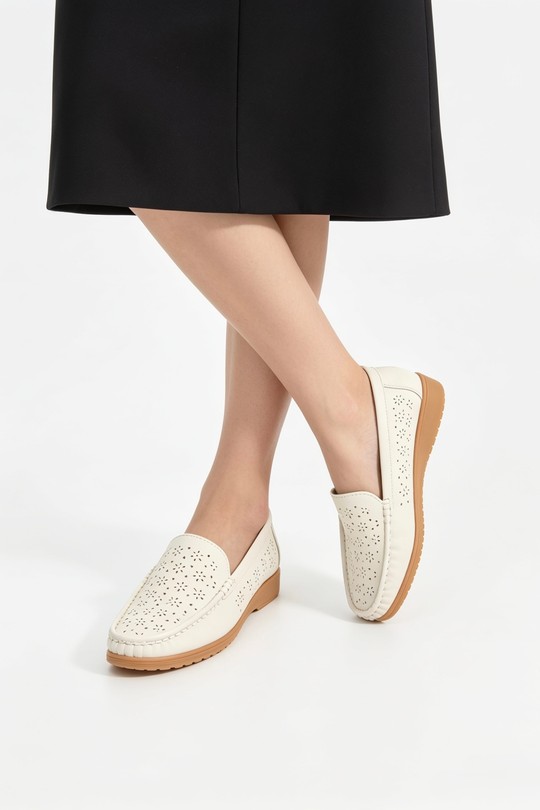 Mocassins Chaussures Noir COCO PERLA 3712 Efashion Paris