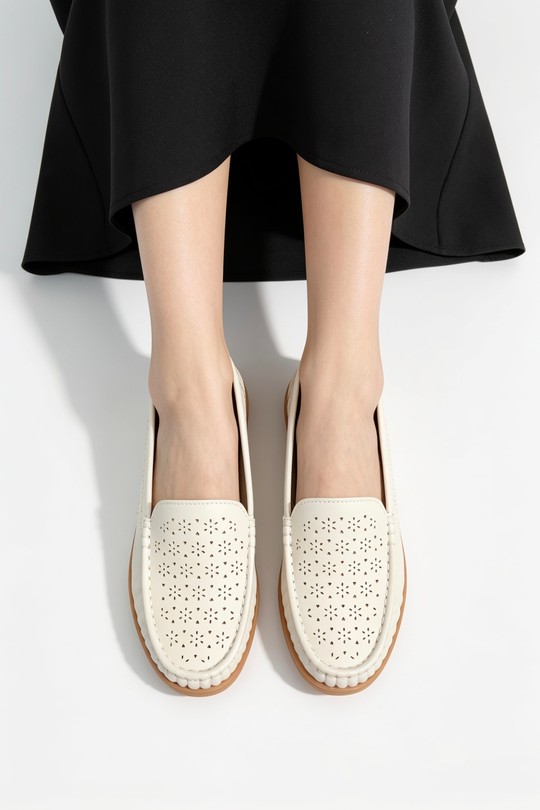 Mocassins Chaussures Noir COCO PERLA 3712 Efashion Paris