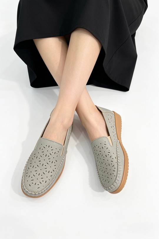 Mocassins Chaussures Noir COCO PERLA 3710 Efashion Paris