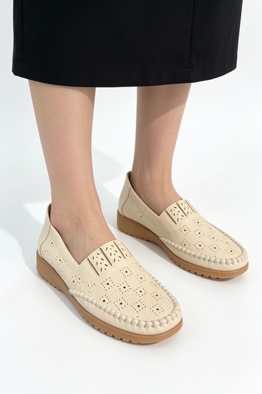 Mocassins Chaussures Noir COCO PERLA 3709 Efashion Paris