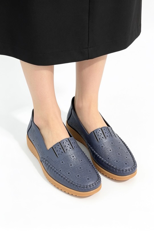 Mocassins Chaussures Noir COCO PERLA 3709 Efashion Paris