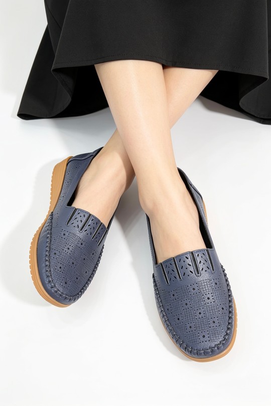 Mocassins Chaussures Noir COCO PERLA 3709 Efashion Paris
