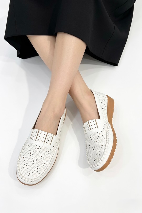 Mocassins Chaussures Noir COCO PERLA 3709 Efashion Paris