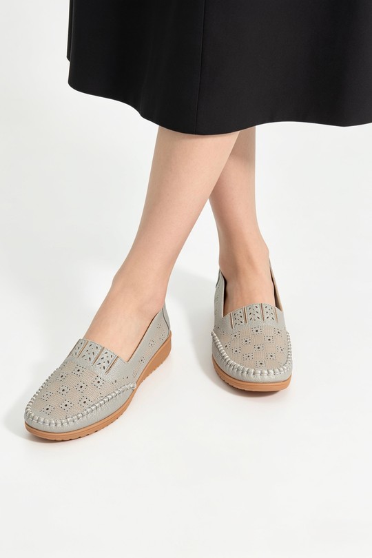 Mocassins Chaussures Noir COCO PERLA 3709 Efashion Paris