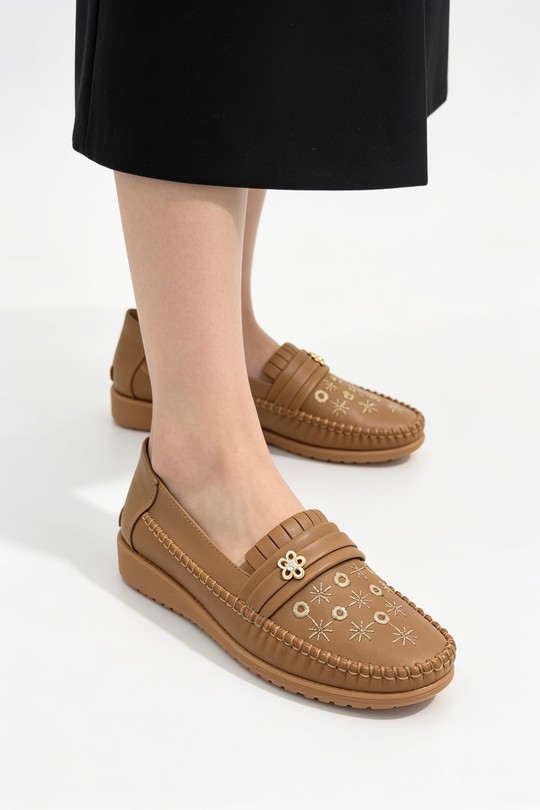 Mocassins Chaussures Noir COCO PERLA 3707 Efashion Paris