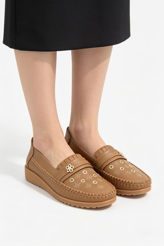 Mocassins Chaussures Noir COCO PERLA 3707 Efashion Paris