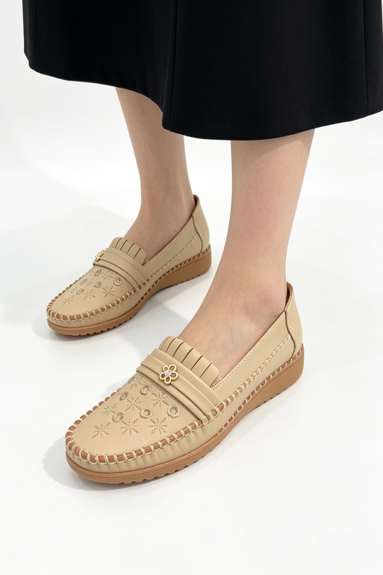 Mocassins Chaussures Noir COCO PERLA 3707 Efashion Paris