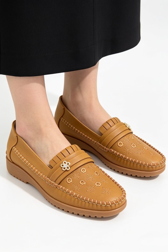 Mocassins Chaussures Noir COCO PERLA 3707 Efashion Paris