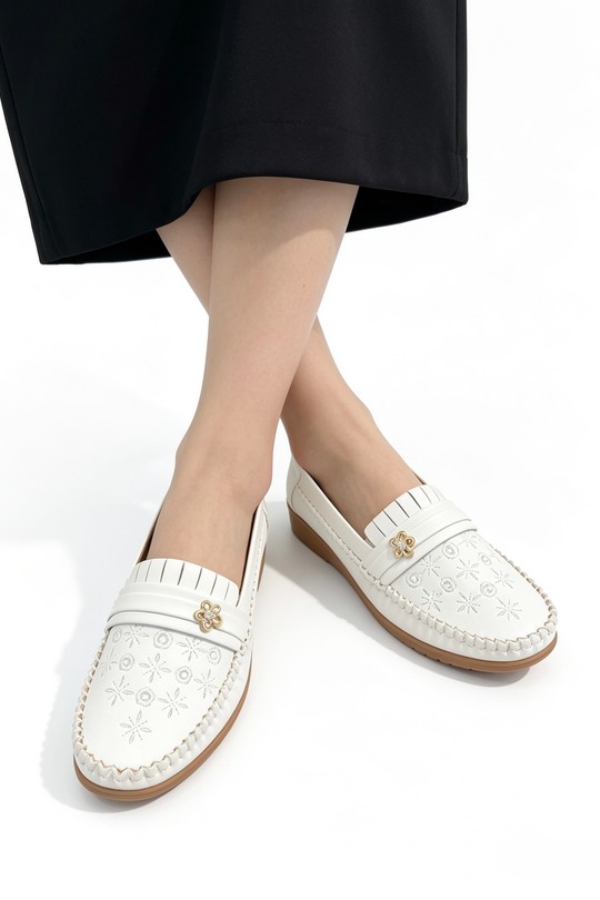 Mocassins Chaussures Noir COCO PERLA 3707 Efashion Paris