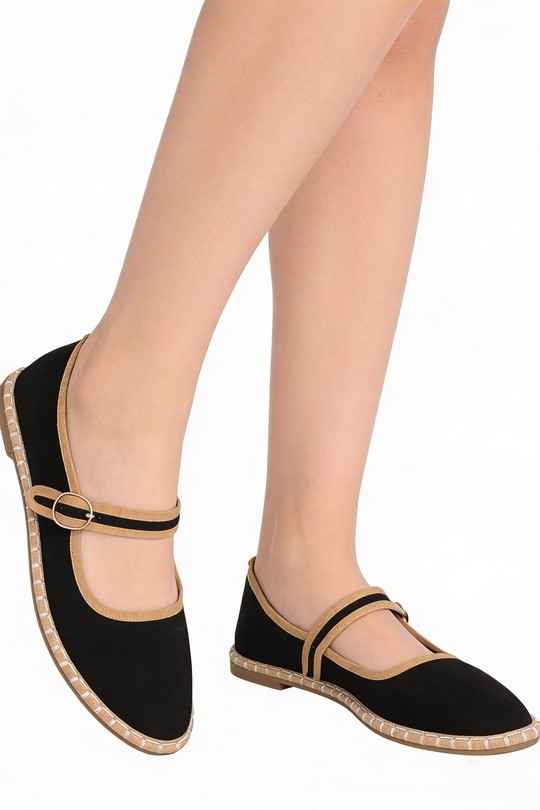 Ballerines Chaussures Kaki COCO PERLA 3763 Efashion Paris
