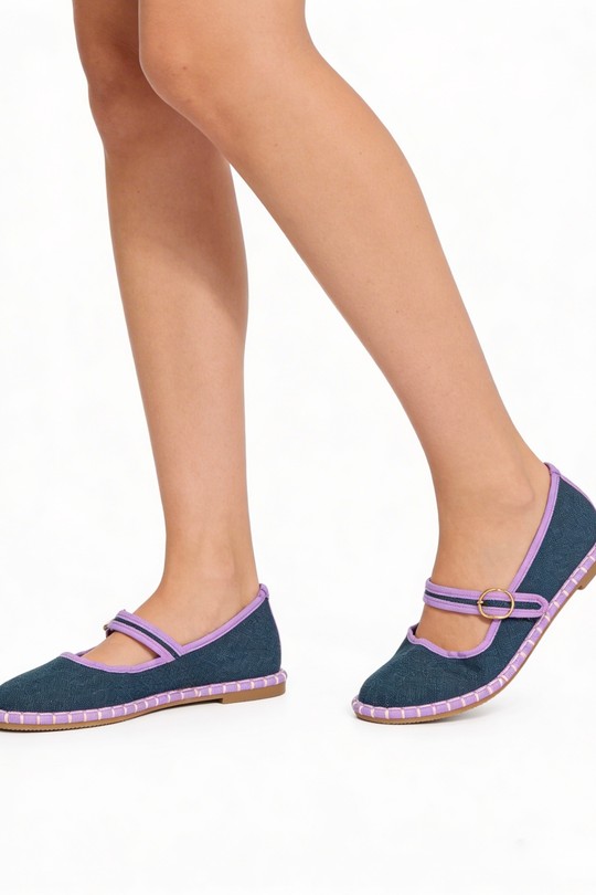 Ballerines Chaussures Kaki COCO PERLA 3763 Efashion Paris
