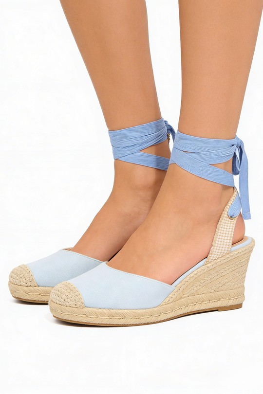 Compensées Chaussures Bleu COCO PERLA 3550 Efashion Paris