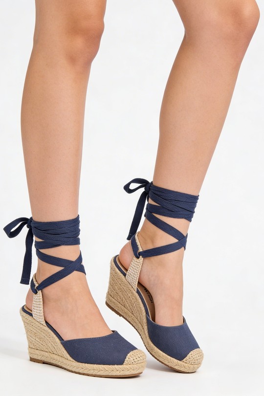 Compensées Chaussures Bleu COCO PERLA 3550 Efashion Paris