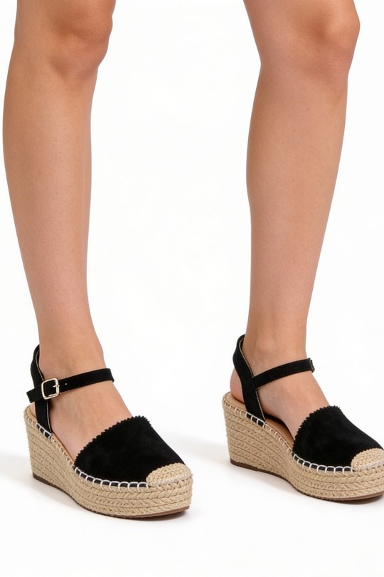 Compensées Chaussures Noir COCO PERLA 3435 Efashion Paris