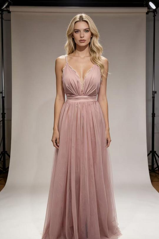 Robes de soirée Femme Rose Pink Boom 7623 Efashion Paris