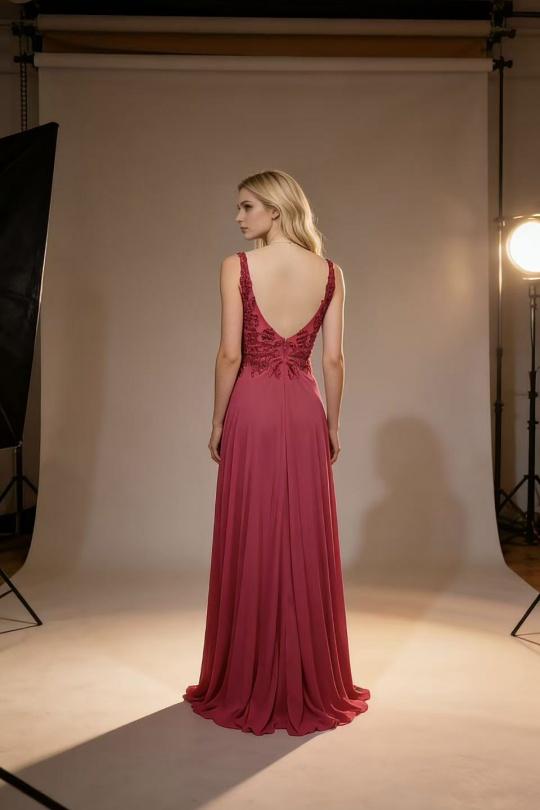 Robes de soirée Femme Fushia Pink Boom YC98061 Efashion Paris